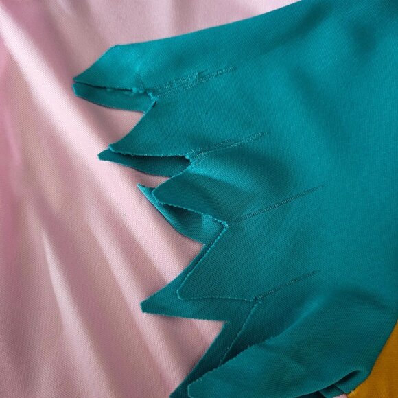 The Nightmare Before Christmas Sally Costume Juniors 7-9 Dress Wig Glovettes - Picture 6 of 9